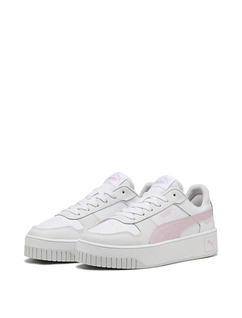 Жіночі кеди PUMA Carina Street Sneakers Women зі штучної шкіри білі - фото 3 - Miraton