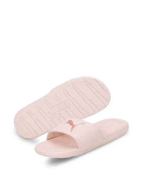 Женские шлепанцы PUMA Cool Cat 2.0 резиновые розовые - фото 3 - Miraton