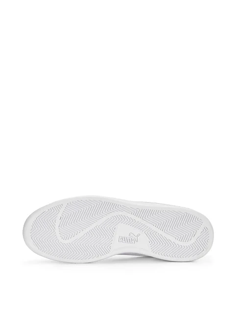 Мужские кеды PUMA Smash 3.0 L из искусственной кожи белые - фото 5 - Miraton