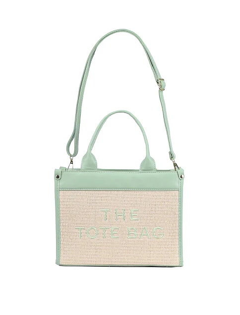 Женская сумка тоут MIRATON тканевая зеленая - фото 6 - Miraton