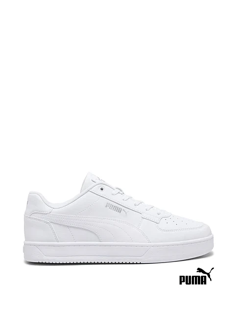Мужские кеды PUMA Caven 2.0 из искусственной кожи белые - фото 1 - Miraton