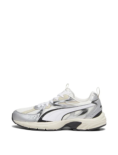 Женские кроссовки PUMA Milenio Tech Sneakers из искусственной кожи молочного цвета - фото 2 - Miraton