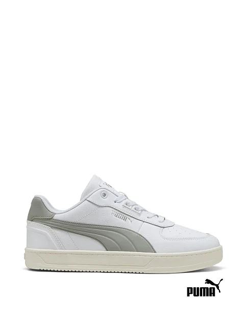 Чоловічі кеди PUMA Caven 20 Lux із штучної шкіри білі - фото 1 - Miraton