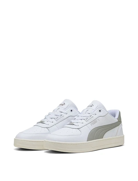 Чоловічі кеди PUMA Caven 20 Lux із штучної шкіри білі - фото 3 - Miraton