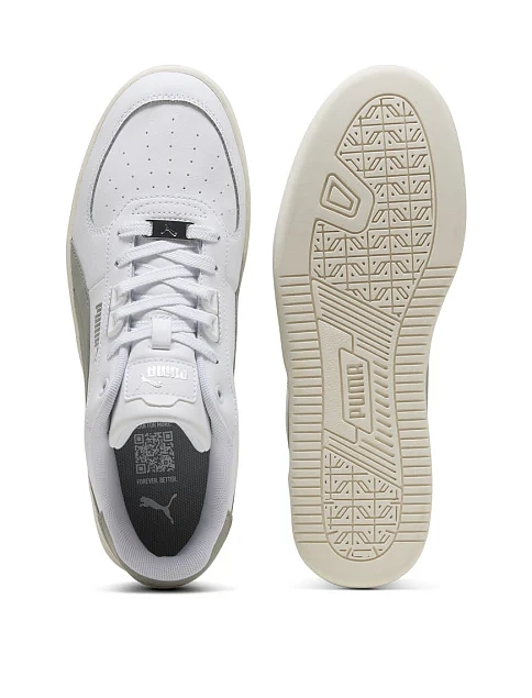 Чоловічі кеди PUMA Caven 20 Lux із штучної шкіри білі - фото 4 - Miraton