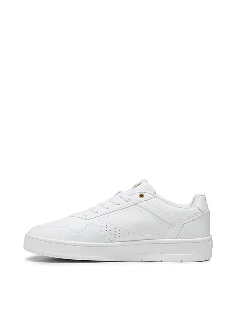 Мужские кеды PUMA Court Classic Sneakers из искусственной кожи белые - фото 2 - Miraton