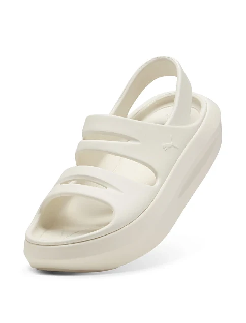 Жіночі сандалі PUMA Flatter Sandals гумові бежеві - фото 5 - Miraton