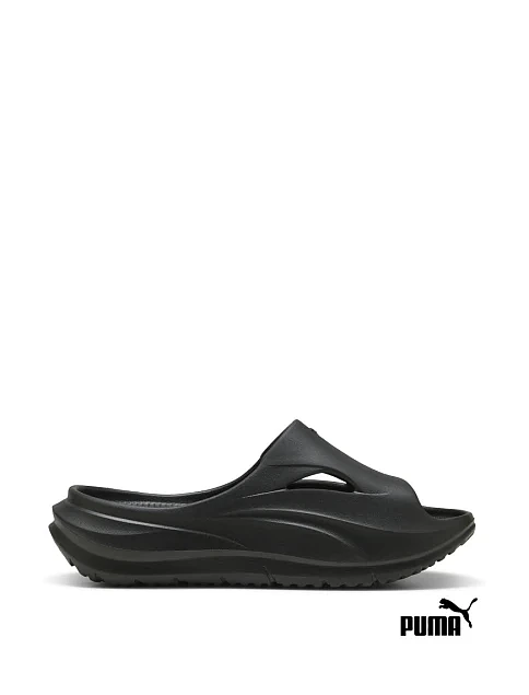 Мужские шлепанцы PUMA ZeroG резиновые черные - фото 1 - Miraton