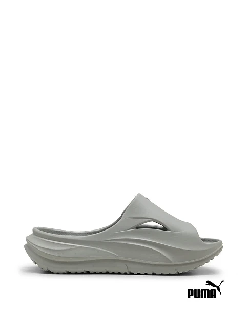 Мужские шлепанцы PUMA SOFTRIDE ZeroG резиновые серые - фото 1 - Miraton