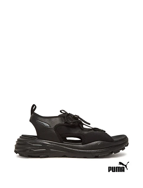 Мужские сандалии PUMA SOFTRIDE ZeroG резиновые черные - фото 1 - Miraton