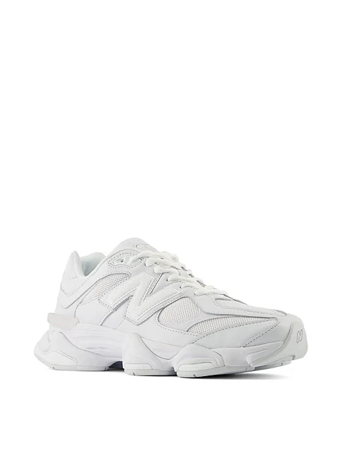 Женские кроссовки New Balance 9060 кожаные белые - фото 3 - Miraton