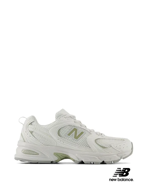 Женские кроссовки New Balance 530 тканевые белые - фото 1 - Miraton