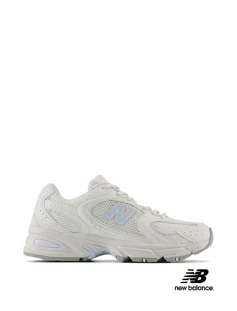Женские кроссовки New Balance 530 тканевые белые - фото 1 - Miraton
