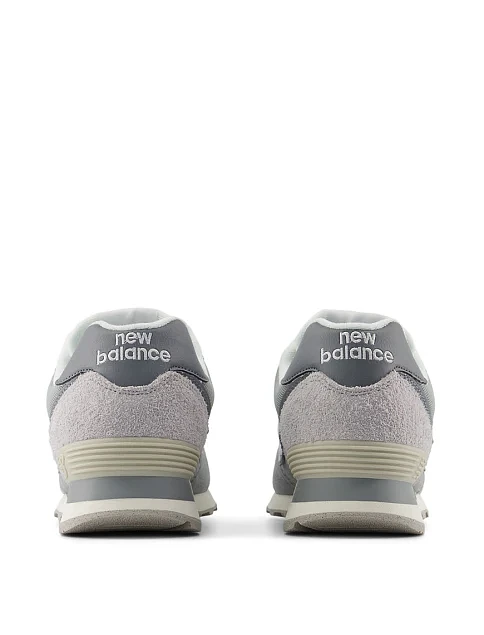 Женские кроссовки New Balance 574 замшевые серые - фото 5 - Miraton