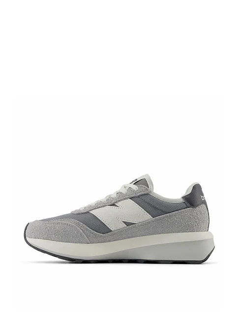 Женские кроссовки New Balance 370 замшевые серые - фото 3 - Miraton