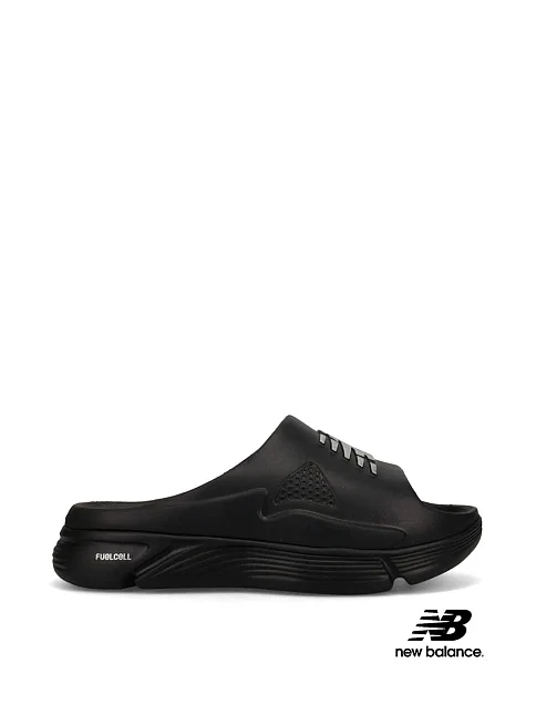 Жіночі шльопанці New Balance Fuel Cell SL гумові чорні - фото 1 - Miraton