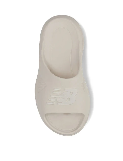 Женские шлепанцы New Balance Fuel Cell SL резиновые бежевые - фото 4 - Miraton