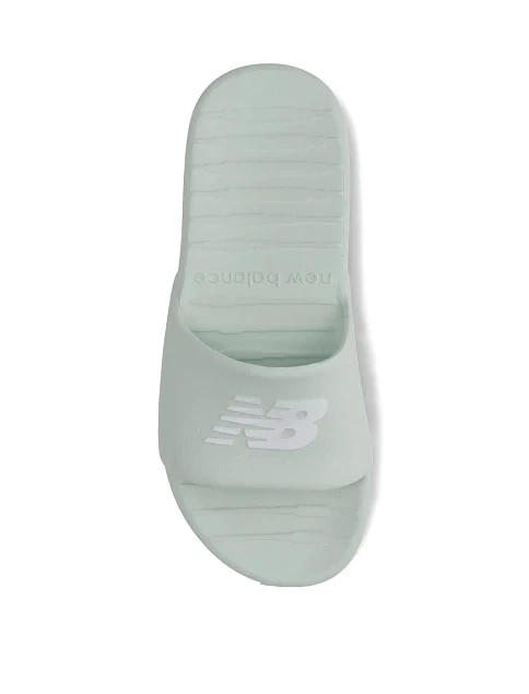 Женские шлепанцы New Balance 100 резиновые зеленые - фото 4 - Miraton