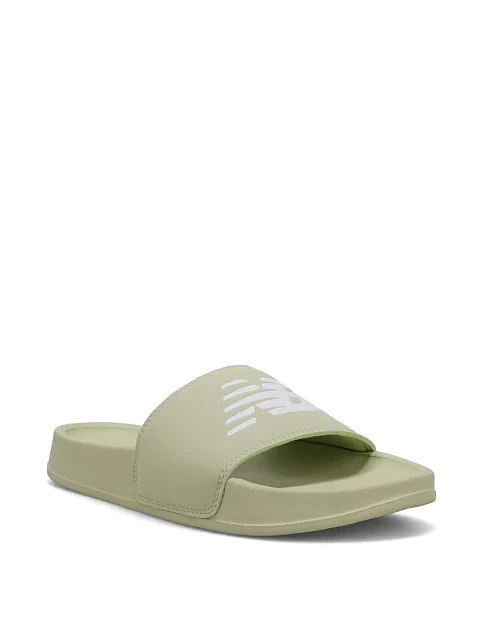 Женские шлепанцы New Balance 200 резиновые зеленые - фото 3 - Miraton