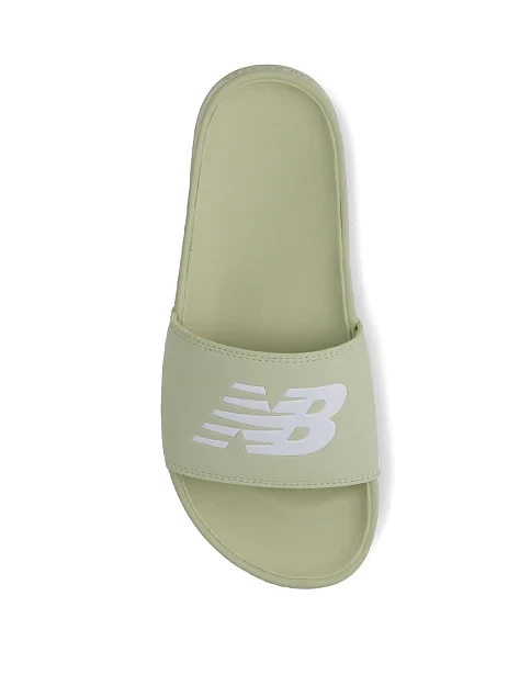Женские шлепанцы New Balance 200 резиновые зеленые - фото 4 - Miraton