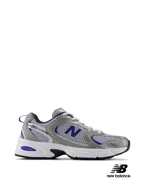 Чоловічі кросівки New Balance 530 тканинні сині - фото 1 - Miraton