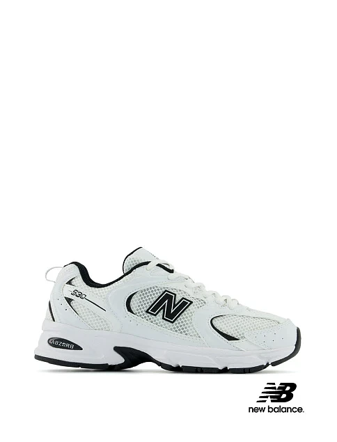 Мужские кроссовки New Balance 530 тканевые черные - фото 1 - Miraton