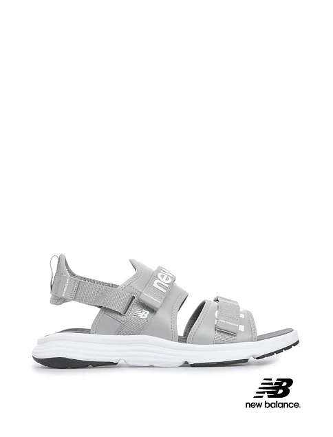 Мужские сандалии New Balance 750 из экокожи серые - фото 1 - Miraton