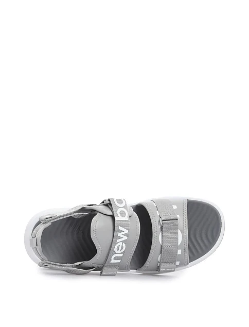 Мужские сандалии New Balance 750 из экокожи серые - фото 3 - Miraton