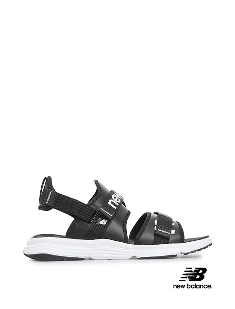 Мужские сандалии New Balance 750 из экокожи черные - фото 1 - Miraton