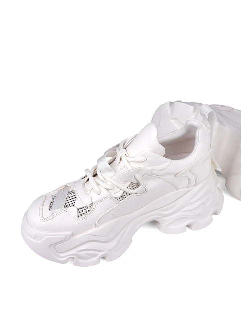 Жіночі кросівки MIRATON шкіряні білі - фото 2 - Miraton