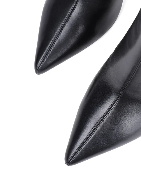 Женские сапоги MiaMay кожаные черные - фото 5 - Miraton