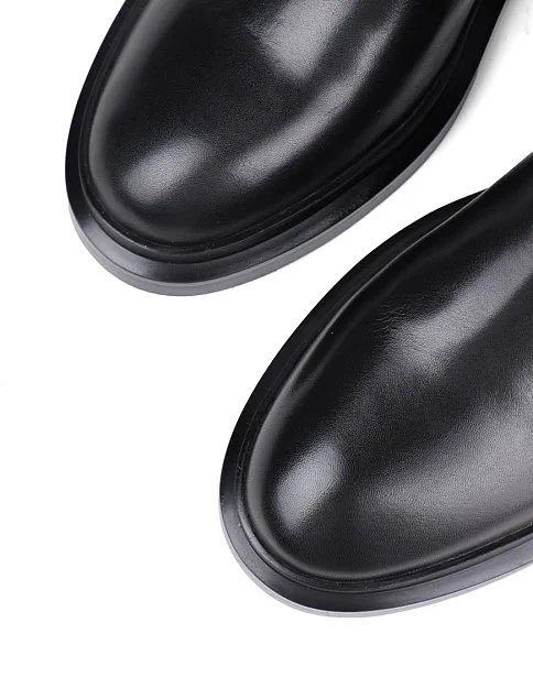 Женские сапоги Attizzare кожаные черные - фото 5 - Miraton