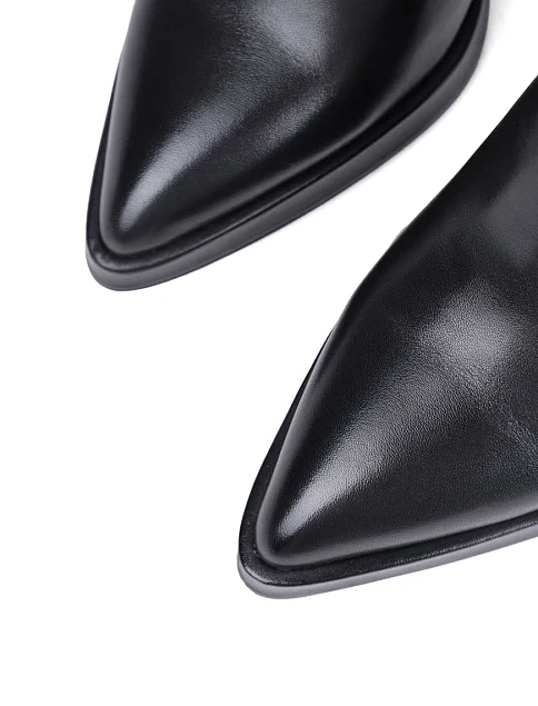 Женские сапоги Attizzare кожаные черные - фото 5 - Miraton