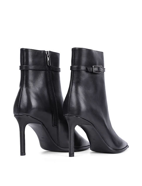 Женские ботинки MIRATON кожаные черные - фото 4 - Miraton