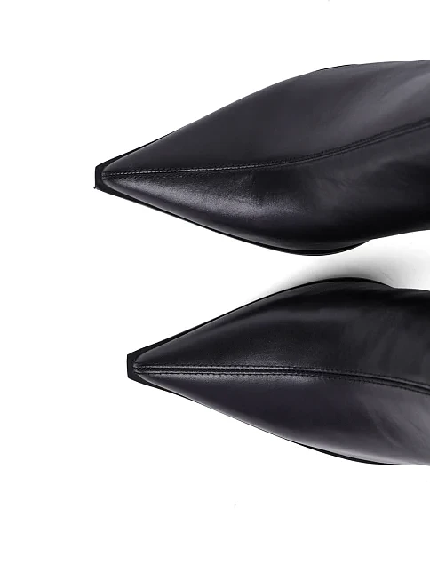 Женские ботинки MIRATON кожаные черные - фото 5 - Miraton