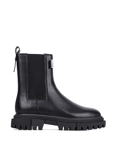 Женские ботинки Attizzare кожаные черные - фото 1 - Miraton