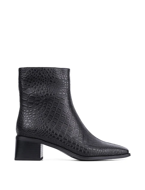 Женские ботинки MIRATON кожаные черные - фото 1 - Miraton