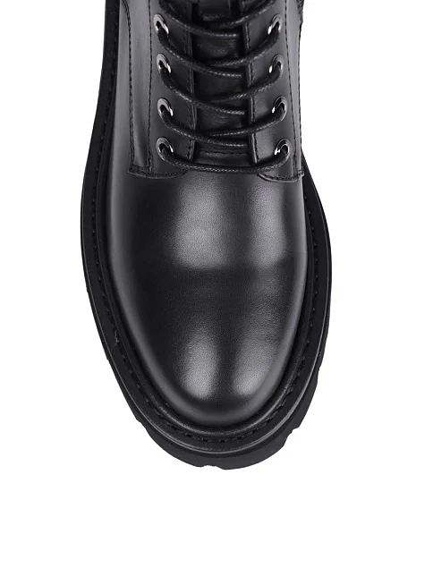 Женские ботинки MIRATON кожаные черные - фото 2 - Miraton