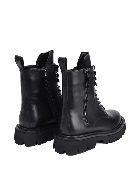 Женские ботинки MIRATON кожаные черные - фото 4 - Miraton