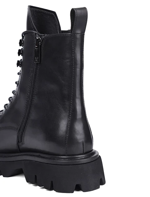 Женские ботинки MIRATON кожаные черные - фото 5 - Miraton