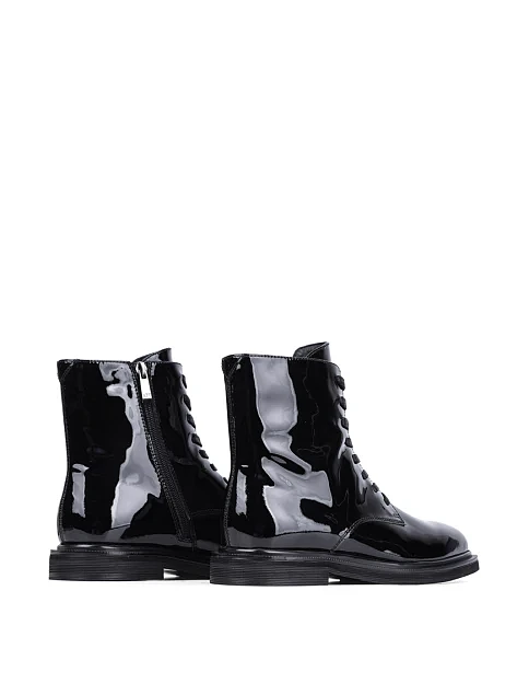 Женские ботинки Attizzare лаковые черные - фото 4 - Miraton