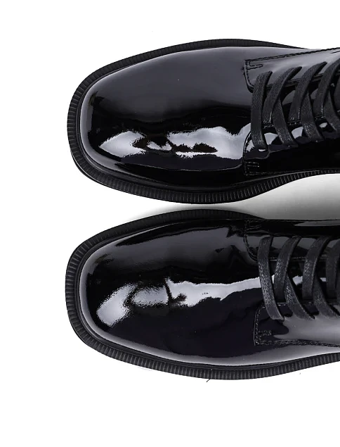 Женские ботинки Attizzare лаковые черные - фото 5 - Miraton