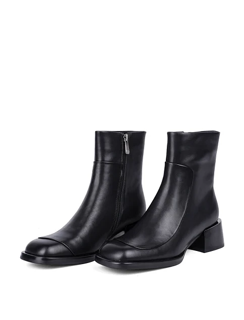 Женские ботинки Attizzare кожаные черные - фото 3 - Miraton