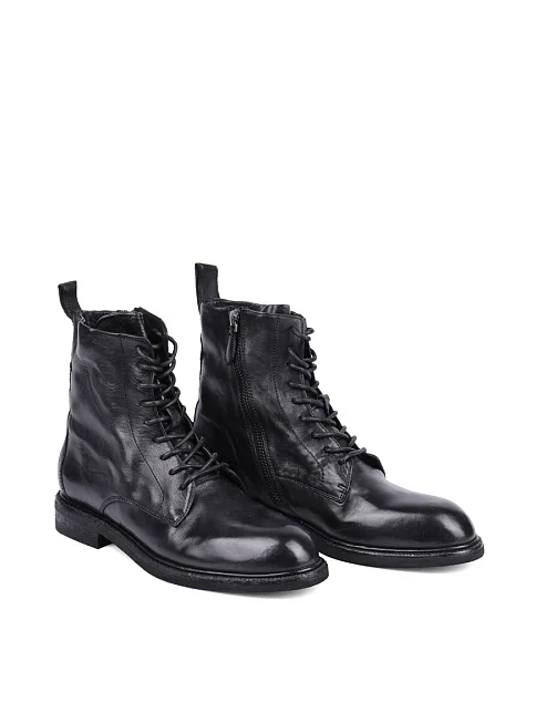 Женские ботинки MIRATON кожаные черные - фото 3 - Miraton