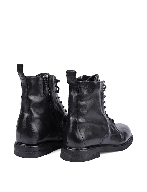 Женские ботинки MIRATON кожаные черные - фото 4 - Miraton