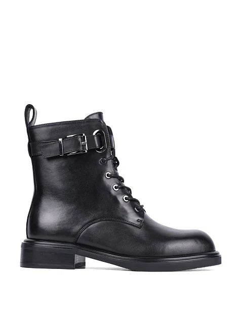 Женские ботинки Attizzare кожаные черные - фото 1 - Miraton