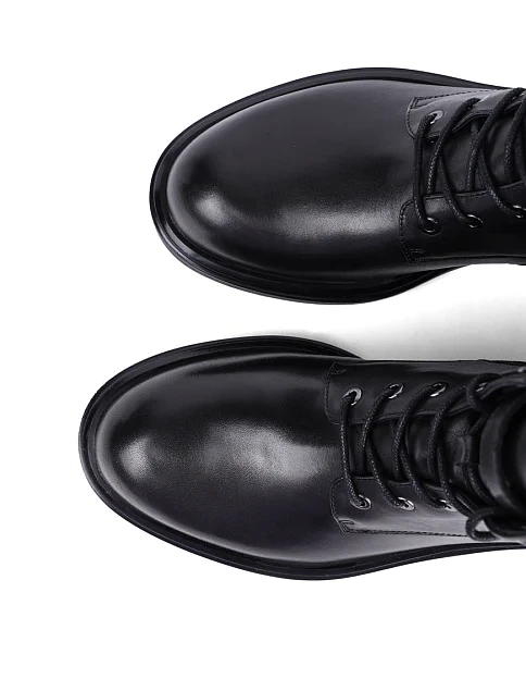 Женские ботинки Attizzare кожаные черные - фото 5 - Miraton