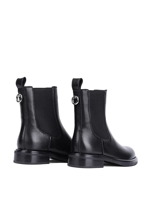 Женские ботинки Attizzare кожаные черные - фото 4 - Miraton