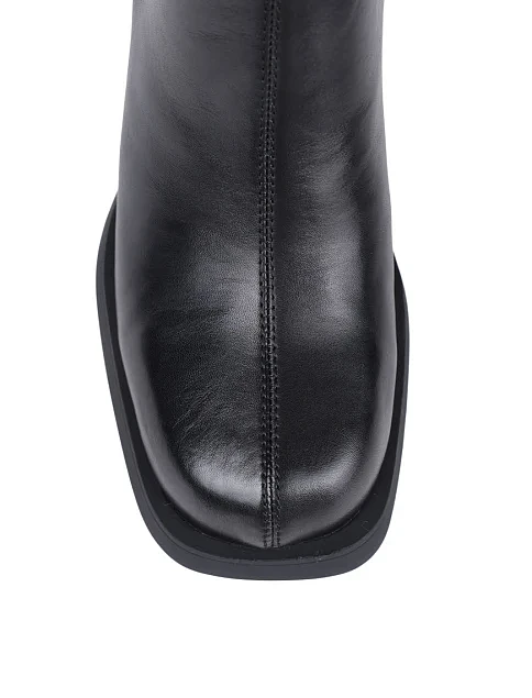 Женские ботинки MIRATON кожаные черные - фото 5 - Miraton
