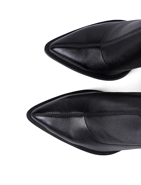 Женские ботинки Attizzare кожаные черные - фото 5 - Miraton